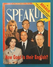 Rivista SPEAK UP 112 Luglio 1994 berlusconi andreotti english inglese  
