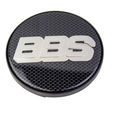 1x BBS coprimozzo emblema copricerchio 70,6 mm argento/carbonio 0924467 10023604