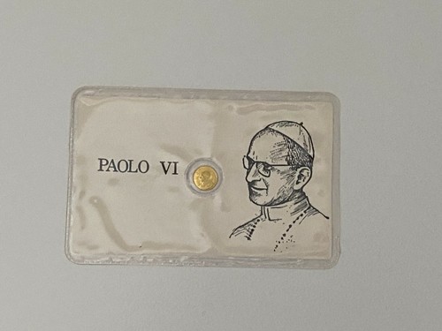 Moneta oro papa giovanni - oro, vi
