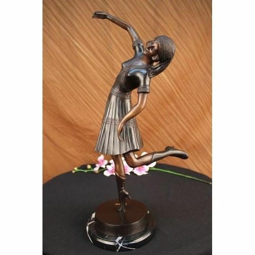 Bronzo scultura statua firmato - statua,