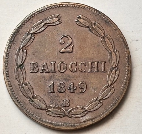 Baiocchi 1849 stato - baiocchi, b