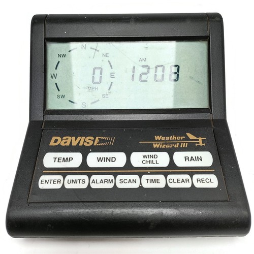 Monitor davis weather wizard - weather,