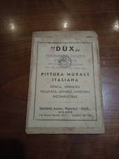 FASCISMO PUBBLICITARIO PITTURA MURALE DUX MILANO CAMPIONE  VERNICE CURIOSITA'