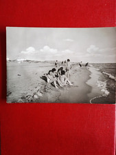 CARTOLINA TOR S. LORENZO - SPIAGGIA -PESCA CON SCIABICA (TRATTA)- VIAGGIATA 1976