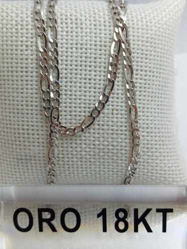 Collana oro bianco 750 18 - bianco,