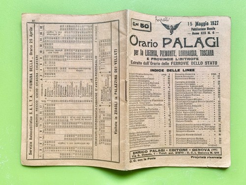 Orario ferroviario palagi del - ferroviario,