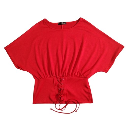 Jane norman top size red - top,