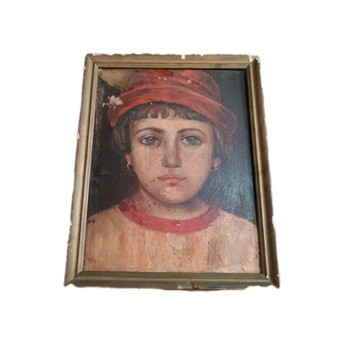 Dipinto olio raffigurante - a,