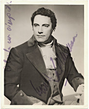 Bella foto Mario Del Monaco con autografo