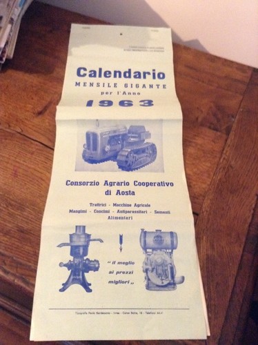 Calendario pubblicitario - calendario,
