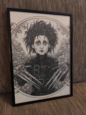 Quadro poster Edward mani di forbice. Edward Scissorhands. Quadro poster gotico