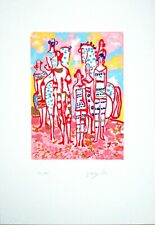 Antonio Vangelli - Serigrafia -  " I WATUSSI " - 25/180 - Opera Certificata