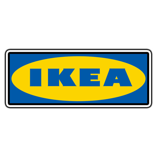 Adesivo logo ikea 1 - adesivo,