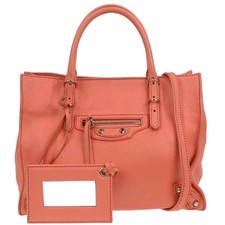 Balenciaga salmon pink papier - balenciaga,