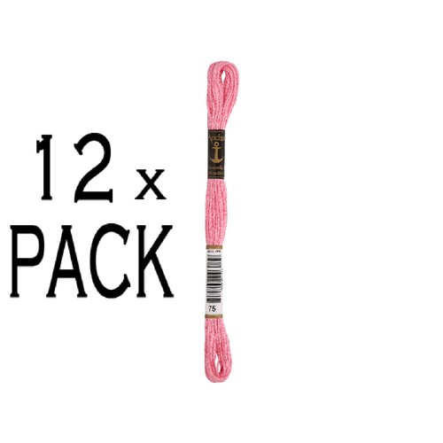 12x anchor sticktwist - 8m,, rosa