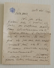 ba  lettera dalla nave reale savoia regia marina