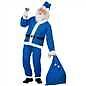 Costume babbo natale blu - blu, t.u.