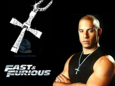 COLLANA STRASS ACCIAIO CROCE