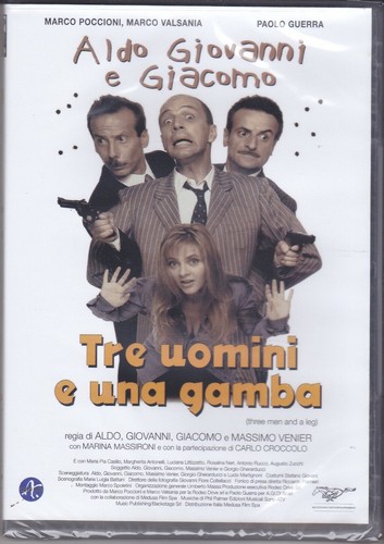 Dvd tre uomini una - uomini, gamba