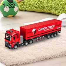 1:32 Modello di camion per container in lega per 3 4 anni Girls Girls Regalo