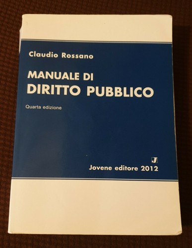 Manuale diritto pubblico - manuale,