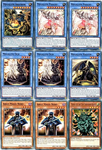 Yugioh mazzo deck megalith - yugioh,