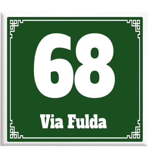 Numero civico personalizzato - personalizzato,