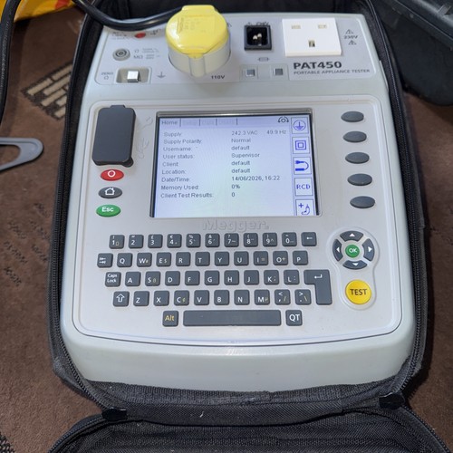 Megger pat450 tester - megger,