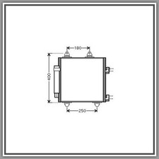 Condensatore Toyota Aygo-(Anno