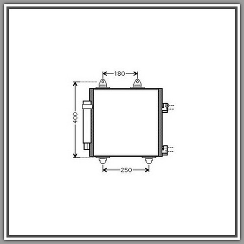 Condensatore toyota aygo anno - condensatore,