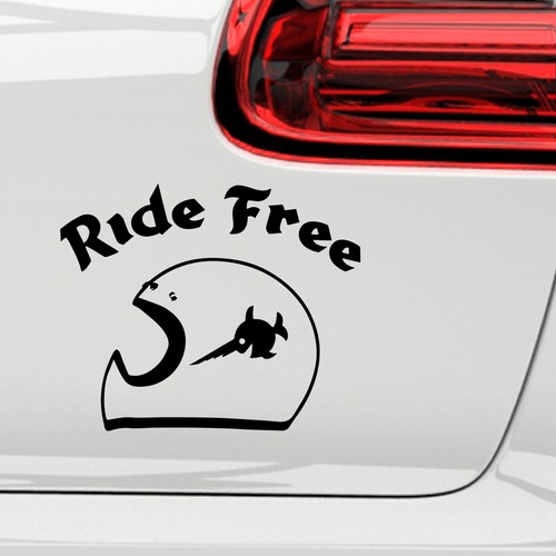 Adesivo auto bici sticker ride - adesivo,