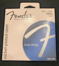 Fender Nickel-Plated Steel Loop End Banjo Strings #2255L Light - .0095-.020w