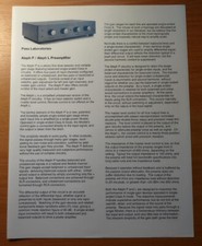 PASS LABORATORIES Aleph P