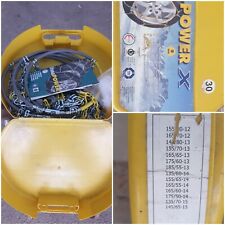 CATENE DA NEVE power X OMOLOGATE Varie Misure  AUTO