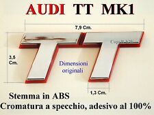 AUDI TT 8N MK1 Stemma Badge Logo Emblema NUOVO POSTERIORE REAR 8N0853743C 2ZZ