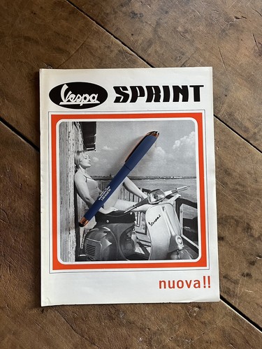 Depliant piaggio vespa - depliant,