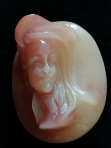 Antica spilla donna bella - antica,