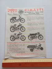 Cimatti 49 Oriente-Sport-Turismo-Motocarro-Scooter anni 50 depliant originale