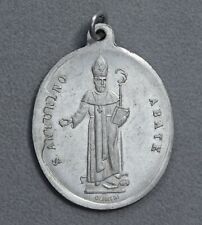 Medaglia devozionale religiosa Campagna Salerno Sant'Antonino Abate Arte Sacra