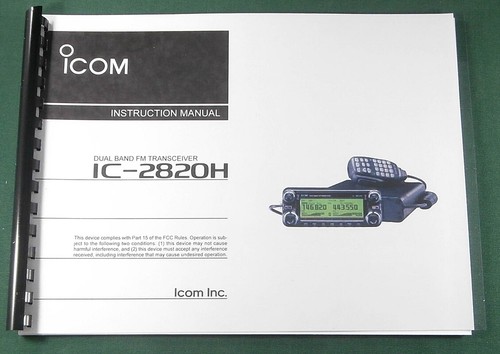 Icom 2820h manuale di - icom,