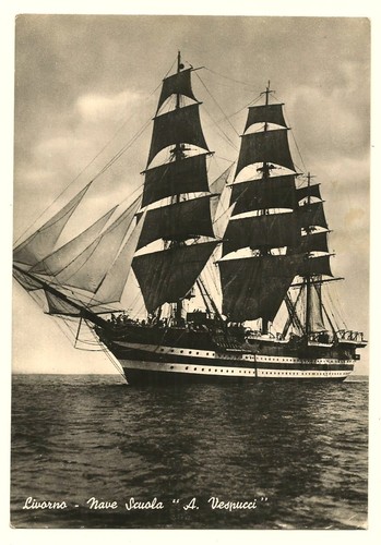 Foto cartolina livorno nave - foto,
