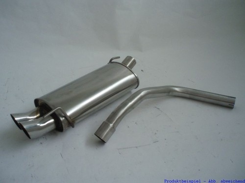 Scarico sportivo fms acciaio - scarico,