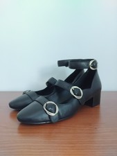 (Mod. Mary Jane) What For in pelle nero