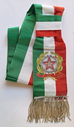 Fascia tricolore stemma - tricolore,