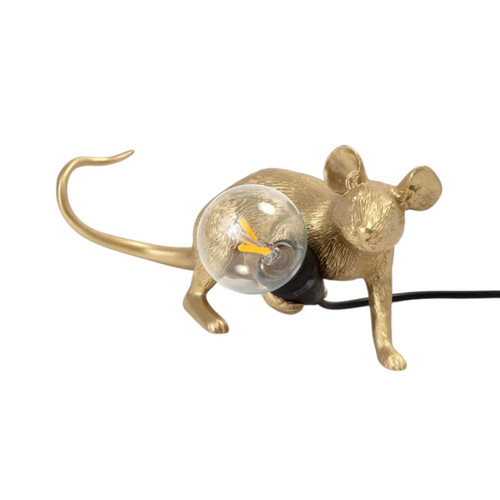 Lampada mouse gold art 15232 - lampada,