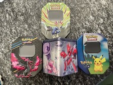 Lotto di Box Scatole Pokemon  Tin VUOTA Empty in Latta