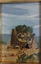 Quadro Sardo Paesaggio con