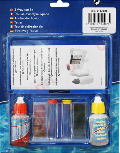 Test cloro piscine acqua - test,