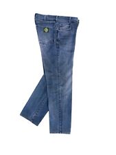 Stone Island '90s green badge denim jeans size 46 / waist 78cm made in Italy