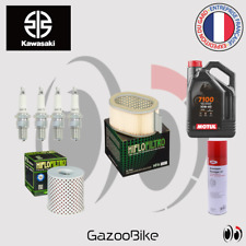 Kit Manutenzione Filtri Candele KAWASAKI Z1 900 1973-75 Olio MOTUL 7100 10w40 4L